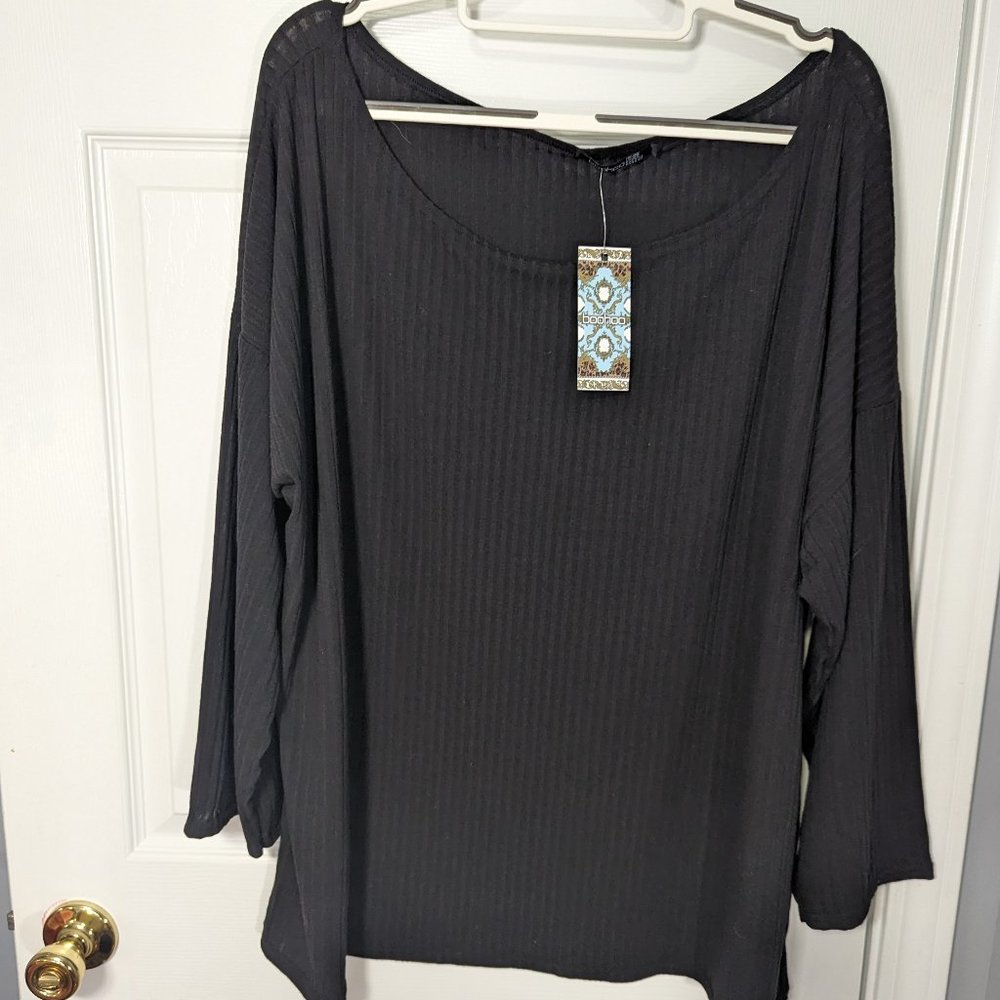 Boohoo Off the Shoulder Knitted Sweater (Jumper) Size 22 - Picture 2 of 13